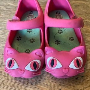 Mini Melissa cats shoes